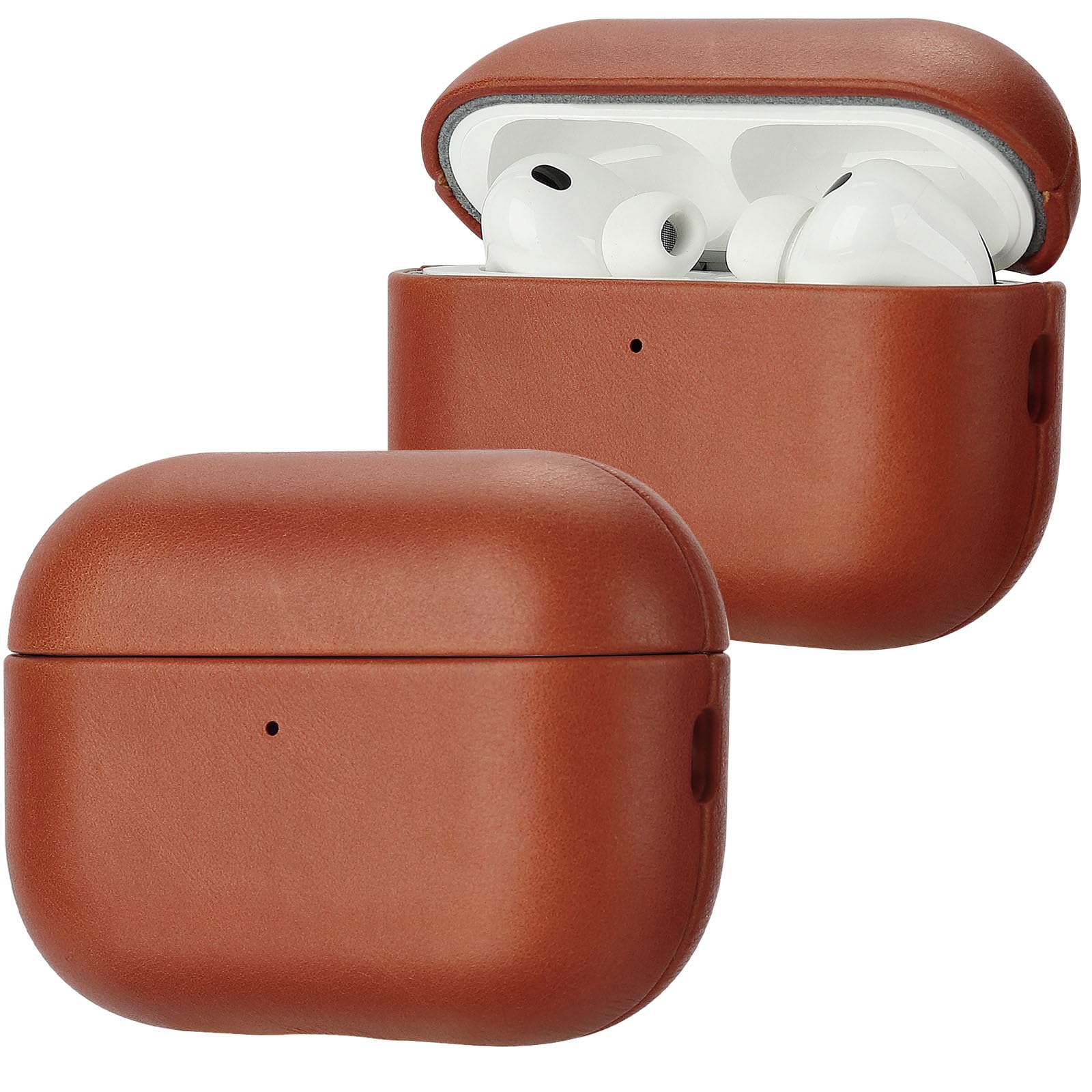 Amazon | Anlinser AirPods Pro 3 ケース、茶色 | 本革ケース